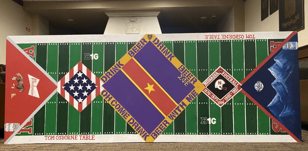The Tom Osborne Table — acrylic on wood