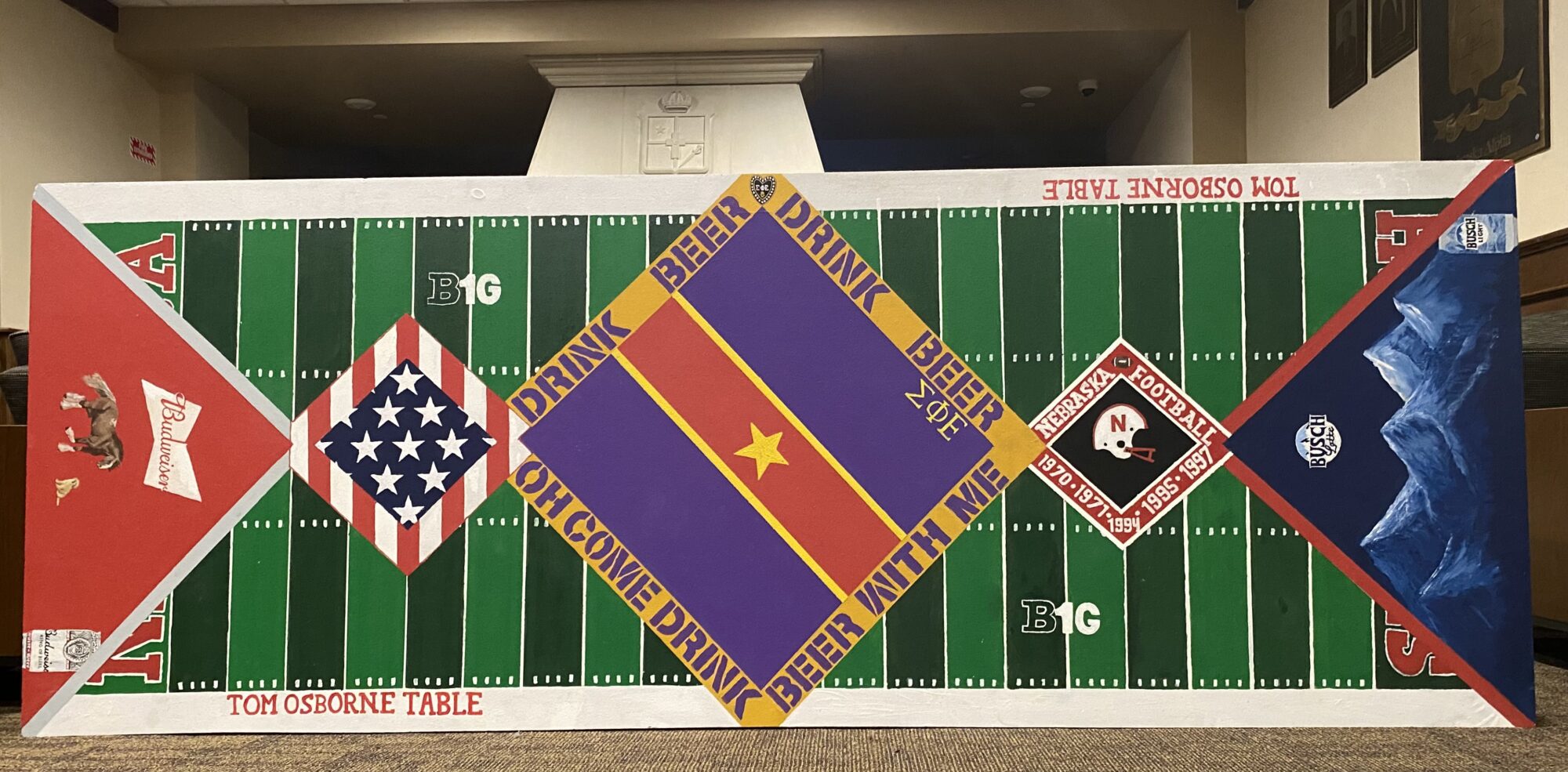 The Tom Osborne Table — acrylic on wood
