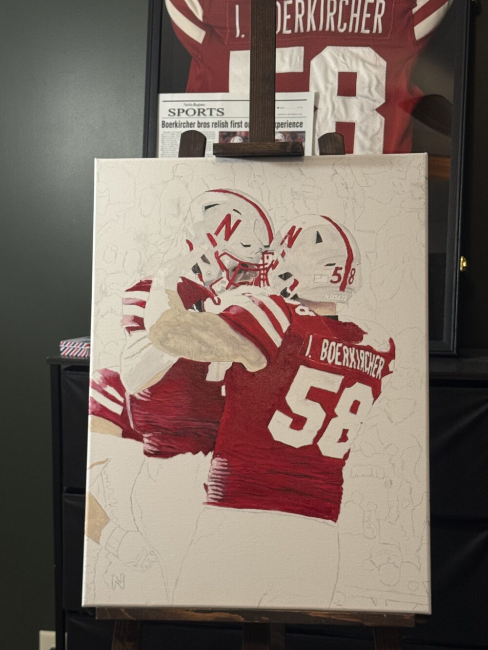 Brothers, No. 58 — in progress